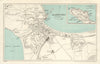 LLANDUDNO vintage town/city plan. Great Orme's Head. Wales. WARD LOCK 1934 map