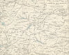 CENTRAL WALES Snowdonia Llangollen Bala Dolgellau Ffestiniog. WARD LOCK 1968 map