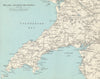 LLYN PENINSULA Pwllheli Criccieth Harlech Caernarfon. WARD LOCK 1968 old map