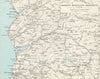 WEST WALES Barmouth Machynlleth Aberystwyth Aberdovey. WARD LOCK 1968 old map