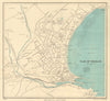DOUGLAS vintage town/city plan. Isle of Man. WARD LOCK 1951 old vintage map