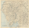 THE LAKE DISTRICT. Ambleside Kendal Keswick Cumbria Penrith. WARD LOCK 1921 map