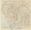 THE LAKE DISTRICT. Ambleside Kendal Keswick Cumbria Penrith. WARD LOCK 1921 map