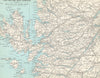 WESTERN SCOTLAND Fort William Skye Gairloch Ross & Cromarty. WARD LOCK 1970 map