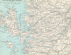 WESTERN SCOTLAND Fort William Skye Gairloch Ross & Cromarty. WARD LOCK 1970 map