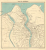 INVERNESS vintage town/city plan. Scotland. WARD LOCK 1950 old vintage map