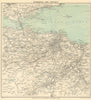 EDINBURGH environs. Portobello Leith Dunfermline Dalkeith. WARD LOCK 1922 map