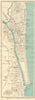YARMOUTH AND GORLESTON vintage town/city plan. Norfolk. WARD LOCK 1938 old map
