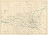 BATH vintage town/city plan. Somerset. WARD LOCK 1935 old vintage map chart