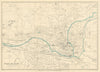 BATH vintage town/city plan. Somerset. WARD LOCK 1935 old vintage map chart
