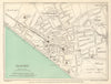 SEAFORD vintage town/city plan. Sussex. WARD LOCK c1948 old vintage map chart