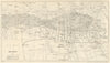 MALVERN HILLS area & Great Malvern town/city plan. WARD LOCK 1938 old map