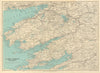 COUNTY KERRY COAST Killarney Kenmare Bantry & Dingle Bays. WARD LOCK c1948 map