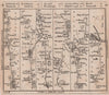 Colchester-Ipswich-Saxmundham-Beccles-Yarmouth road strip map. BOWLES 1782