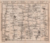 Hereford-Worcester-Solihull-Coventry-Leicester road strip map. BOWLES 1782