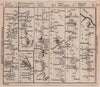 Yarmouth. Nottingham-Newark-Lincoln-Grimsby road strip map. BOWLES 1782