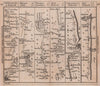 Shrewsbury-Wrexham-Mold-Holywell. Chester-Flint road strip map. BOWLES 1782