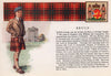 Bruce. Scotland Scottish clans tartans arms 1957 old vintage print picture