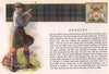 Kennedy. Scotland Scottish clans tartans arms 1957 old vintage print picture