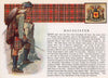 MacAlister. Scotland Scottish clans tartans arms 1957 old vintage print