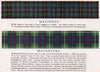 Macinnes, Macintyre. Scotland Scottish clans tartans arms 1957 old print