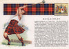 MacLachlan. Scotland Scottish clans tartans arms 1957 old vintage print