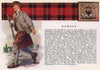 Ramsay. Scotland Scottish clans tartans arms 1957 old vintage print picture