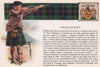 Urquhart. Scotland Scottish clans tartans arms 1957 old vintage print picture