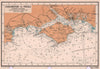 Chichester to Poole. Isle of Wight Hampshire sea coast chart. ADMIRALTY 1943 map