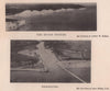 The Seven Sisters & Newhaven, Sussex 1943 old vintage print picture