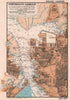Portsmouth Harbour town plan & sea coast chart. Hampshire. ADMIRALTY 1943 map