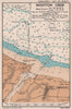 Wootton Creek sea chart. Isle of Wight. ADMIRALTY 1943 old vintage map