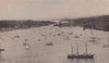 Cowes road and River Medina, Isle of Wight 1943 old vintage print picture