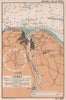 Cowes & Medina River sea coast chart. Isle of Wight. ADMIRALTY 1943 old map