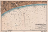 Bournemouth sea coast chart. Dorset. ADMIRALTY 1943 old vintage map plan