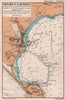 Portland Harbour & Weymouth sea coast chart. Chesil, Dorset. ADMIRALTY 1943 map