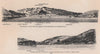 Salcombe. Sandhill/Lambury Pt. North Sands. Devon coast profile. ADMIRALTY 1943