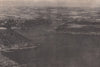 Entrance to Salcombe River, Devon 1943 old vintage print picture