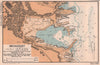 Mevagissey town plan & sea coast chart. Cornwall. ADMIRALTY 1943 old map