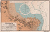 Coverack town plan & sea coast chart. Cornwall. ADMIRALTY 1943 old vintage map