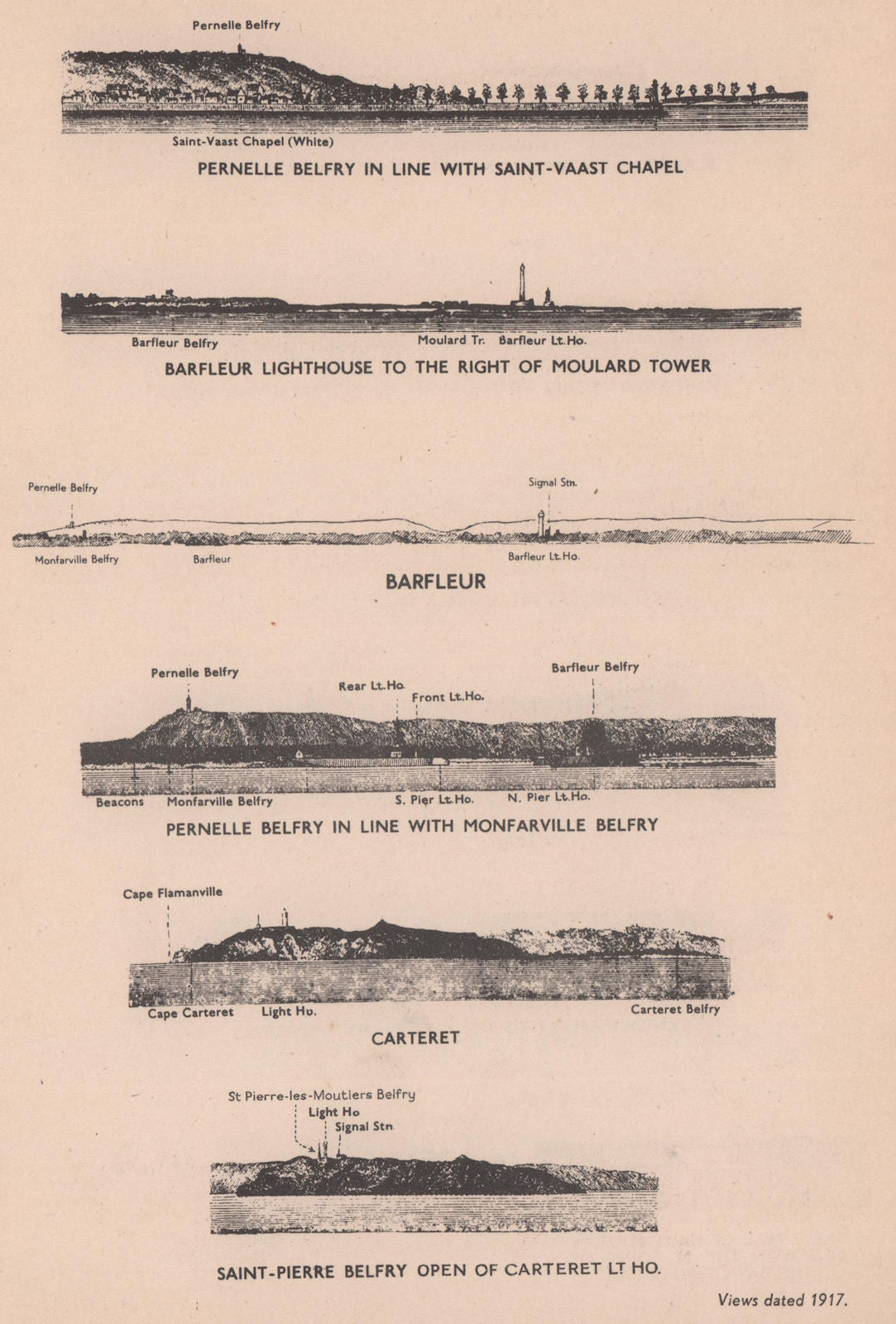 Pernelle Saint-Vaast Barfleur Monfarville Carteret coast profile ...