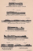 Blainville Senequet Mont Saint-Michel Cancale coast profile. ADMIRALTY 1943
