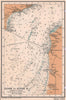 Dover to Authie River sea coast chart. D-Day planning map. ADMIRALTY 1943