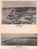 Dunkerque Dunkirk. 2 views. Admiralty intelligence photos 1943 old print