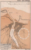 St. Valery-en-Caux town plan/sea coast chart. D-Day planning map. ADMIRALTY 1943