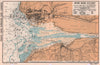 River Seine Estuary sea coast chart Le Havre. D-Day planning map. ADMIRALTY 1943