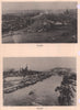 Rouen, Seine-Maritime. Admiralty intelligence photo 1943 old vintage print