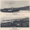 Honfleur, harbour & from St. Simon, Calvados. Admiralty intelligence photo 1943