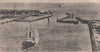 Ouistreham, Calvados. Admiralty intelligence photo 1943 old vintage print