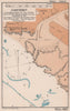 Carteret sea coast chart. D-Day planning map. Manche. ADMIRALTY 1943 old